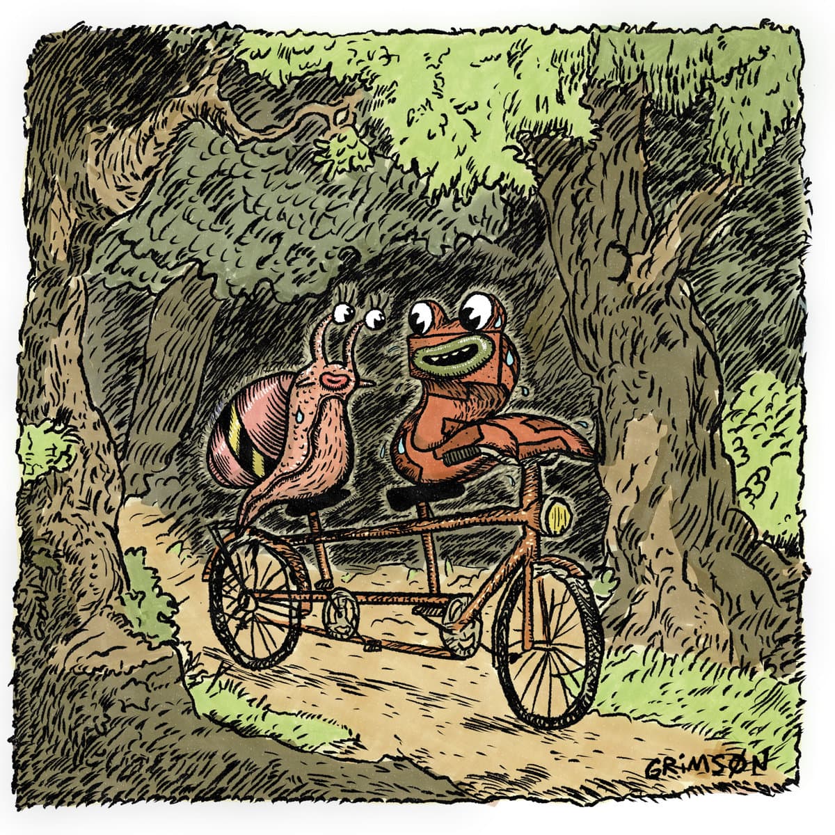 cover artwork of GRIMSON - DEFINITE YES